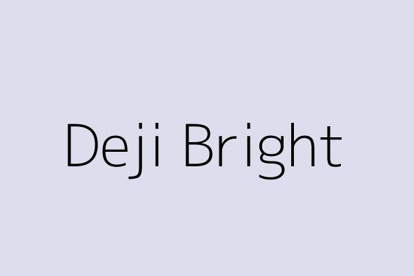 Deji Bright